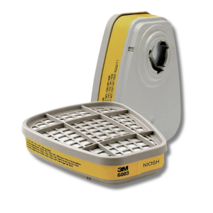 Filtro 6003 cartucho para vapores orgánicos y gases ácidos