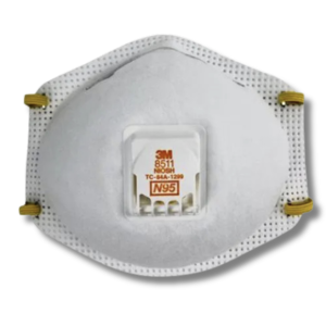 Mascarilla tipo concha N95 con válvula 8511